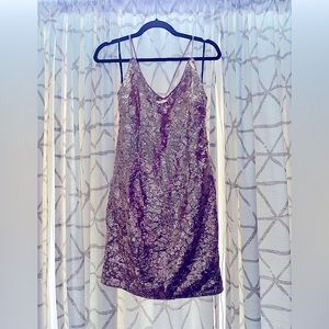 Rose gold short, sequin, shiny cocktail club bodycon dress Large